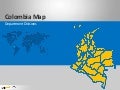 Map of Colombia PowerPoint Presentation