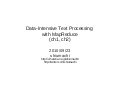 Data-Intensive Text Processing with MapReduce(Ch1,Ch2)