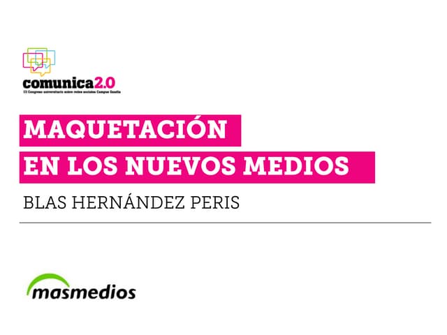 Maquetacion en los nuevos medios