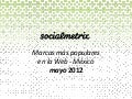 Marcas más populares México. Mayo 2012