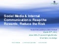 Social Media & Internal Communications: Reap the Rewards, Reduce the Risk