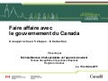 Comment faire affaire avec le gouvernement du Canada