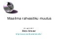 Mare Ainsaar: Maailma rahvastiku muutus