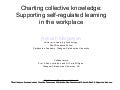 Charting collective knowledge: Supporting learning in the workplace