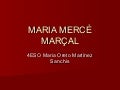 Maria mercè marçal, power