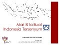 Mari kita buat indonesia tersenyum