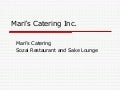 Maris Catering Inc