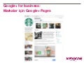 Markalar için Google+ Sayfaları
