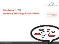 Marketech 09; marketing and technology