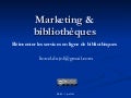 Marketing & biliotheques