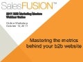 Marketing Masters Advanced Web Analytics