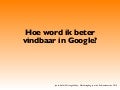 SEO voor de Podiumkunsten