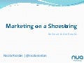 Start-up Marketing On A Budget at Launch48