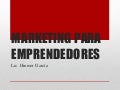 Marketing para emprendedores