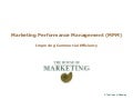 Marketing Performance Management