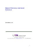 Market Potential For Credit Insurance