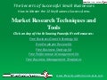 Video: Market Research Techniques and Tools