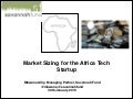 Market sizing for the africa startup