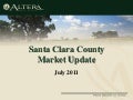 Santa Clara County Housing Market Update August 2011