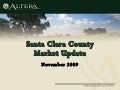 Housing Market Update for Santa Clara County November 2009