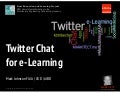 Twitter Chat + Multimedia e-Learning