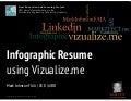 Vizualize.me + Linkedin = Infographic + iPad