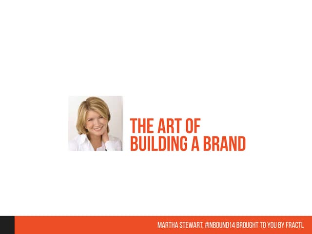 "The Art of Building a Brand" by Ma...