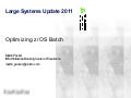 Optimizing z/OS Batch