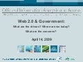Web 2.0 & Government: EPA