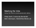 Mashing The Vote
