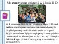 Matematyczne origami