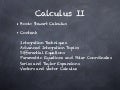 Calculus II - 1