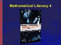 NCV 4 Mathematical Literacy Hands-On Support Slide Show - Module 4