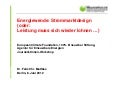 Energiewende: Strommarktdesign (oder: Leistung muss sich wieder lohnen …)