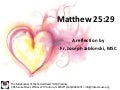 Matthew 25:29