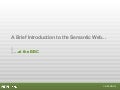 Semweb at the BBC