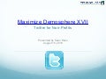 Maximize Demosphere XVII - Twitter for Non-Profits