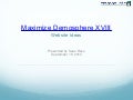 Maximize Demosphere XVIII - Website Content Ideas