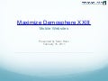 Maximize Demosphere XXIII