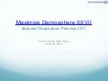 Maximize Demosphere - Seasonal Registration Planning 2011-2012