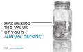 Maximizing the Value of Your Annual Report