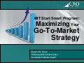 Maximizing your go to-market strategy - 03052012