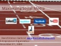 Maximizing Social Media For Entrepreneurs
