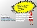 Optimizing With Online Buyer Personas