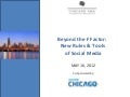 Beyond the F Factor: New Rules & Tools for Social Media 
