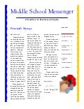 Middle School Messenger -May