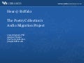 Hear @ Buffalo: The Poetry Collection’s Audio Migration Project