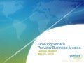 Evolving Service Provider Business Models