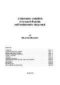 Trattato Sulla Volatilità