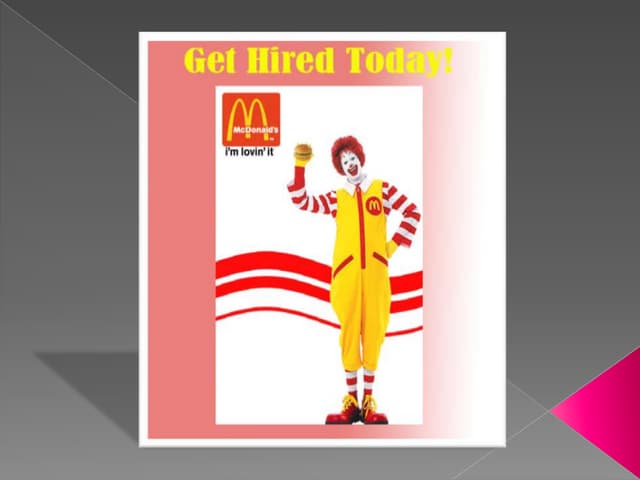 McDonalds Application